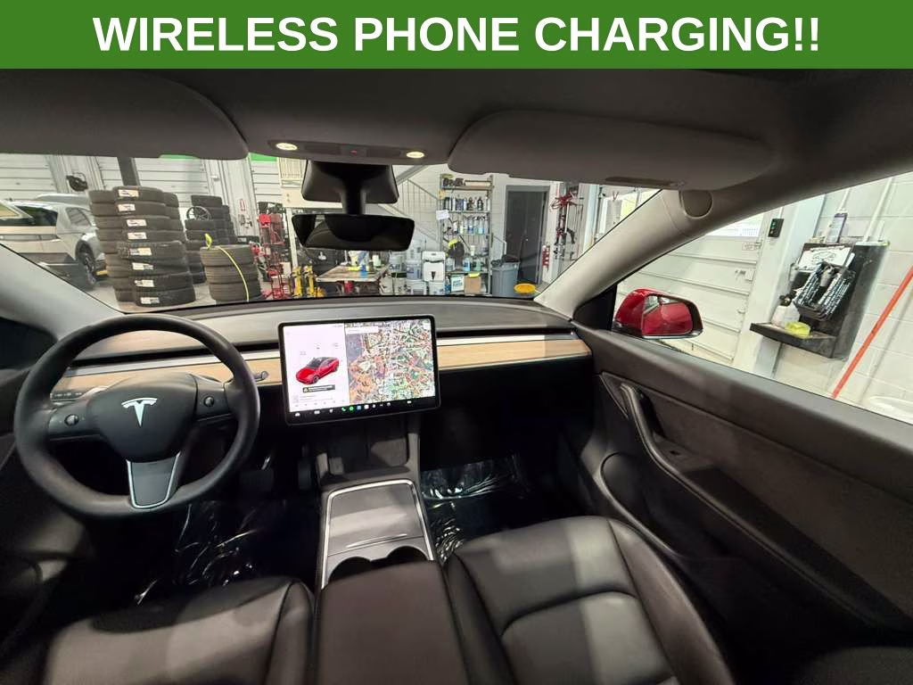 2022 Red Multi-Coat Tesla Model Y Long Range AWD SUV