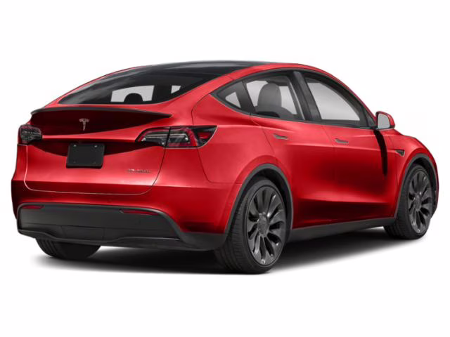2022 Red Multi-Coat Tesla Model Y Long Range AWD SUV