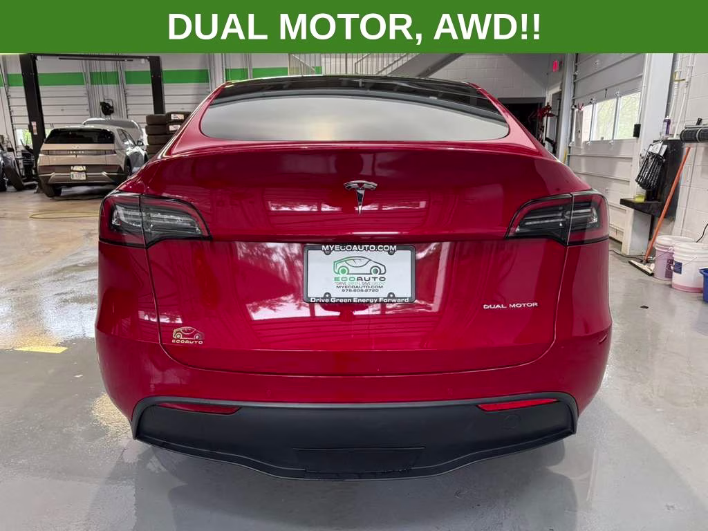 2022 Red Multi-Coat Tesla Model Y Long Range AWD SUV