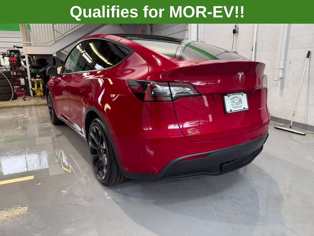 2022 Red Multi-Coat Tesla Model Y Long Range AWD SUV
