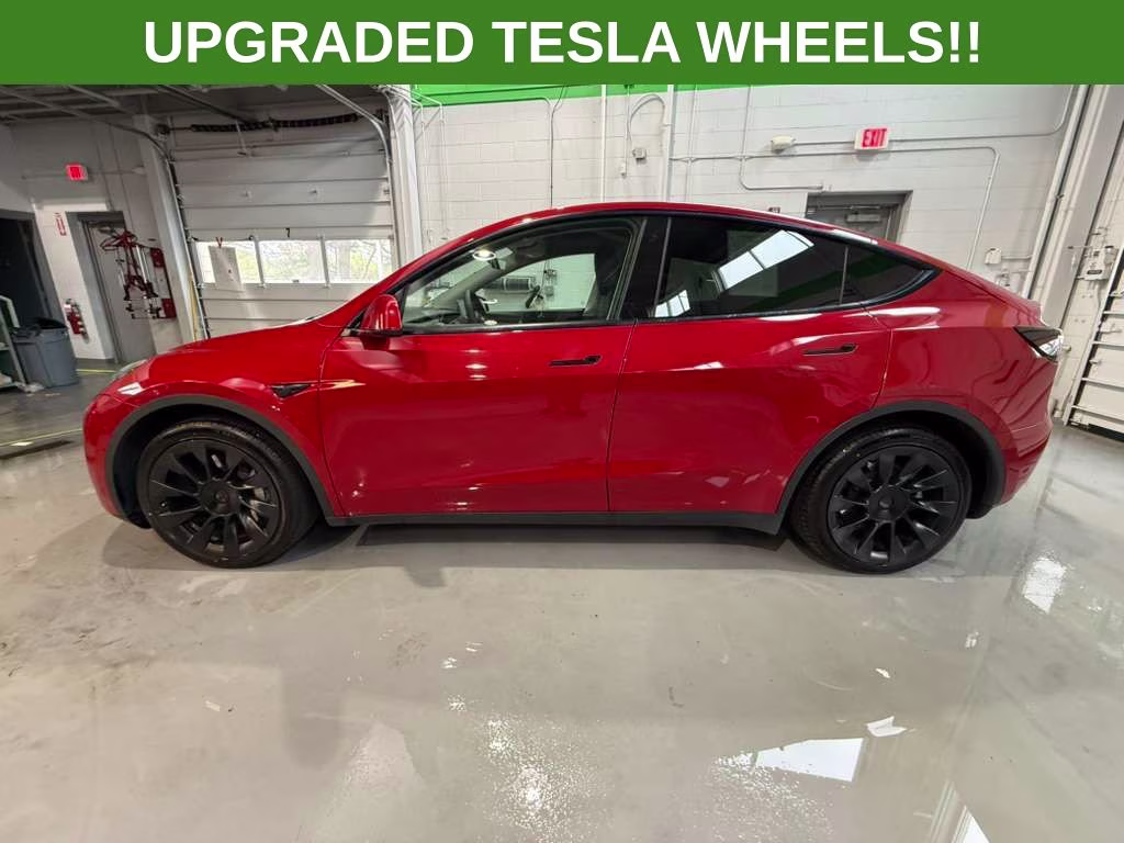2022 Red Multi-Coat Tesla Model Y Long Range AWD SUV