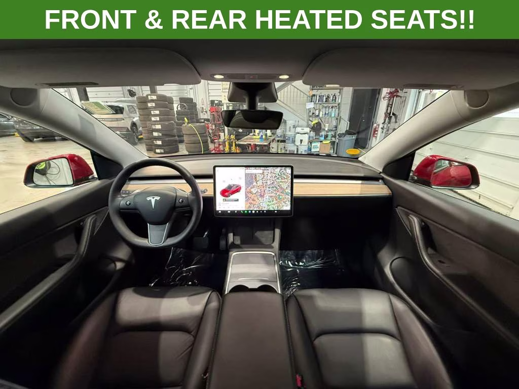 2022 Red Multi-Coat Tesla Model Y Long Range AWD SUV