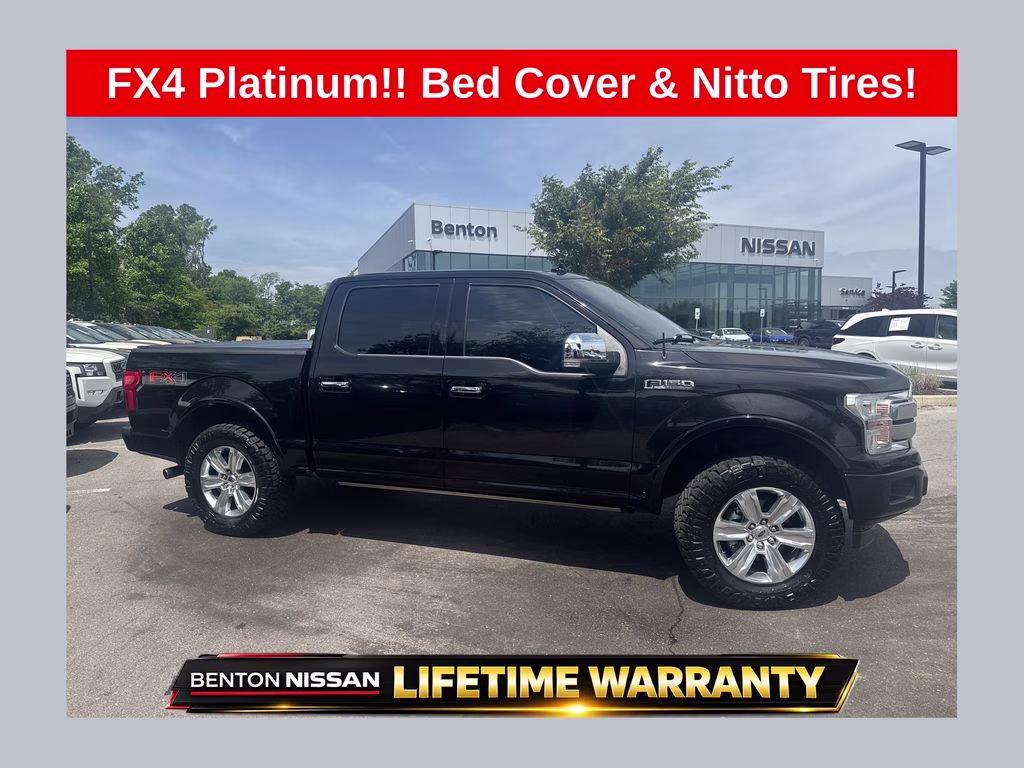 2020 Black Metallic Ford F-150 Platinum 4X4 Truck