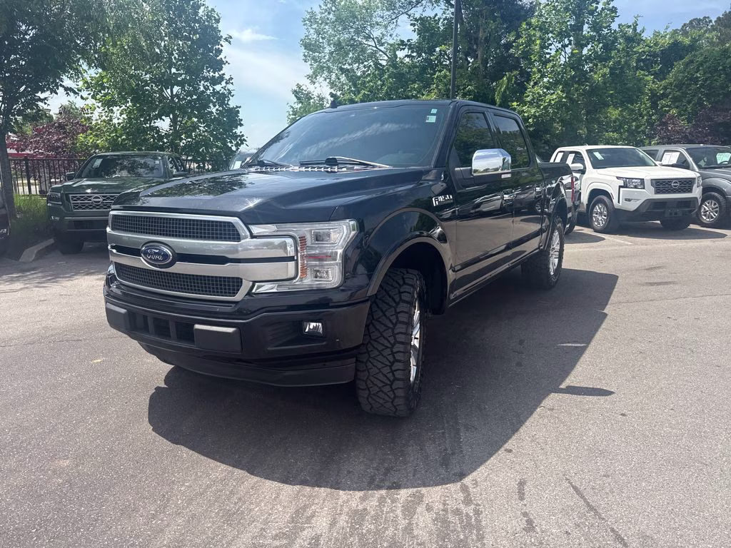 2020 Black Metallic Ford F-150 Platinum 4X4 Truck