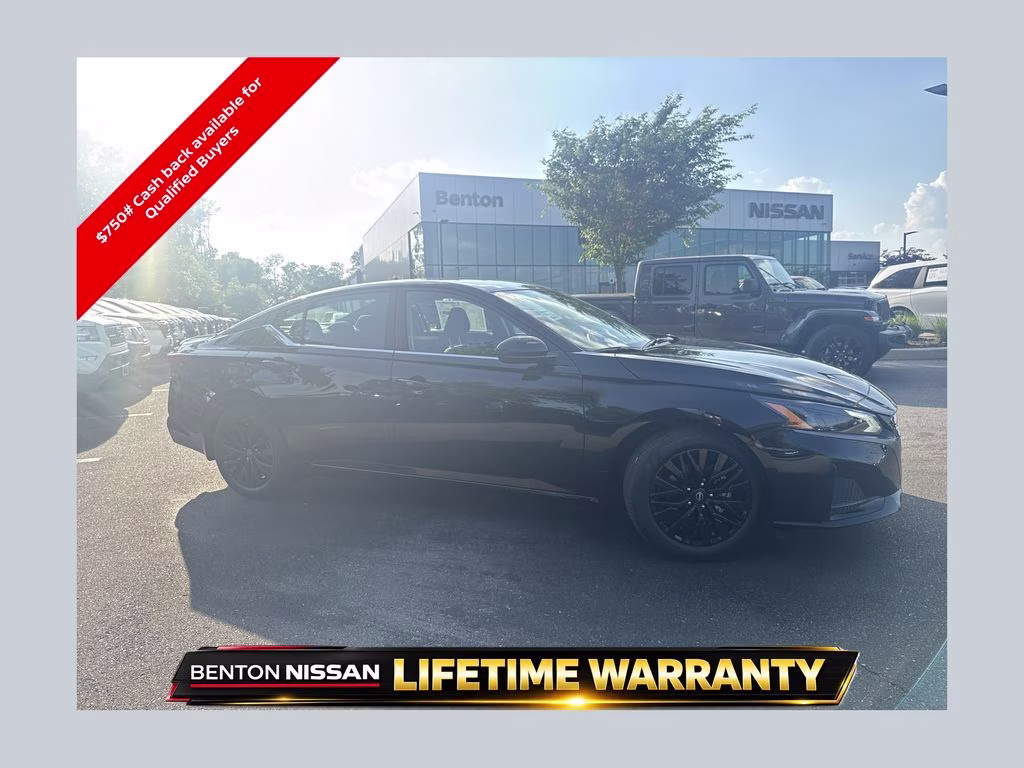 2026 Super Black Clearcoat Nissan Altima 2.5 SV FWD Sedan