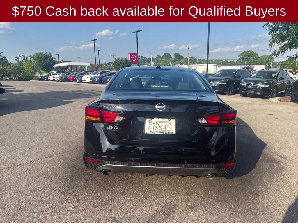 2026 Super Black Clearcoat Nissan Altima 2.5 SV FWD Sedan