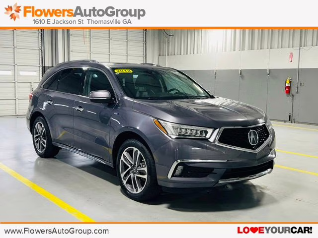 2018 Gray Acura MDX Sport Hybrid 3.0L AWD SUV