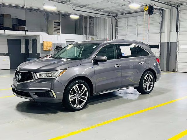 2018 Gray Acura MDX Sport Hybrid 3.0L AWD SUV