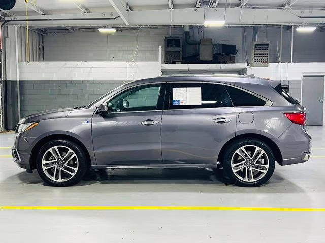 2018 Gray Acura MDX Sport Hybrid 3.0L AWD SUV