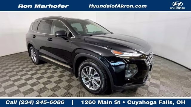 2019 Twilight Black Hyundai Santa Fe SEL AWD SUV