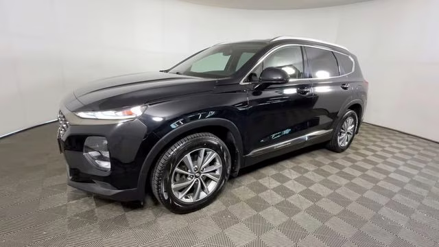 2019 Twilight Black Hyundai Santa Fe SEL AWD SUV