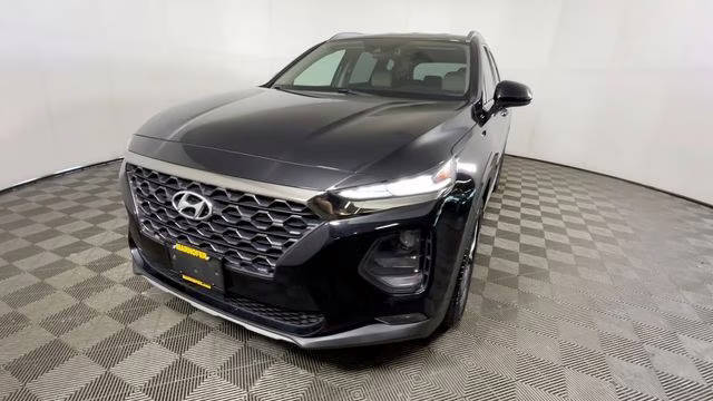 2019 Twilight Black Hyundai Santa Fe SEL AWD SUV