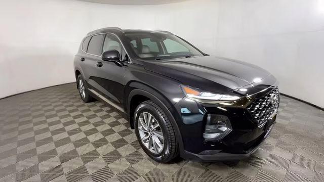 2019 Twilight Black Hyundai Santa Fe SEL AWD SUV