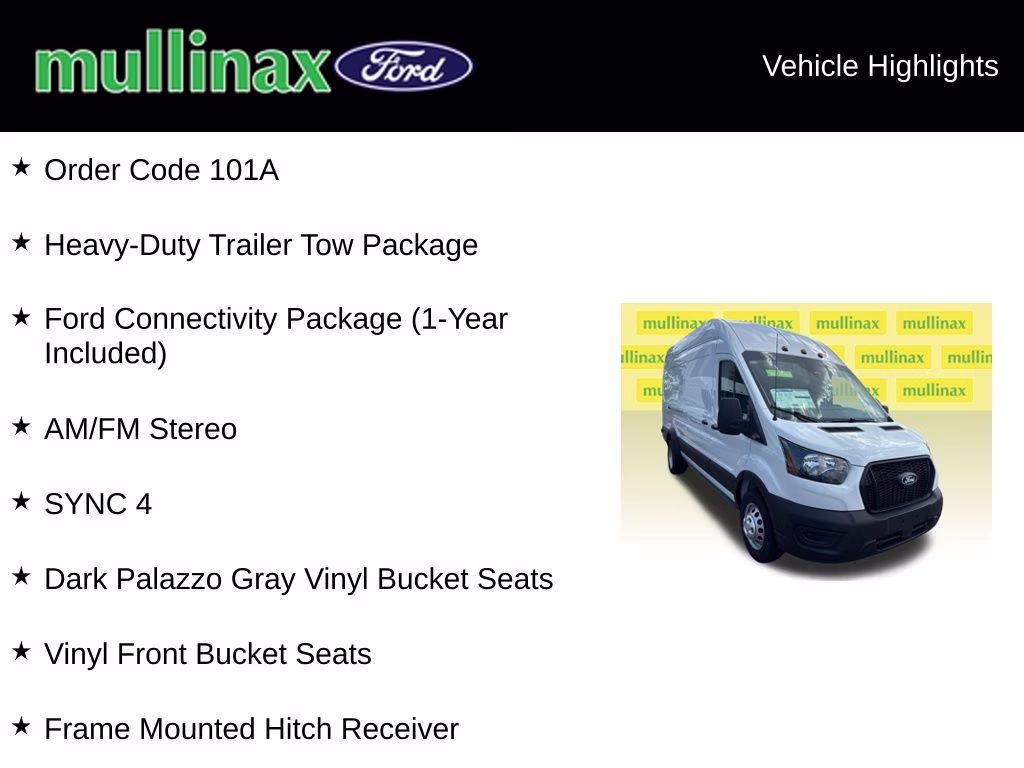 2026 Oxford White Ford Transit-350 Base RWD Van