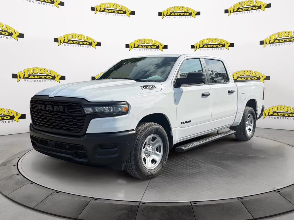 2026 Bright White Clearcoat Ram 1500 Tradesman 4X4 Truck