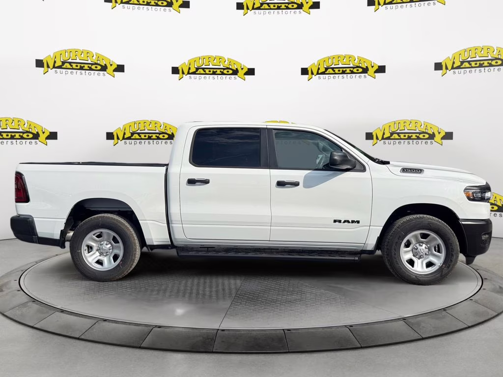 2026 Bright White Clearcoat Ram 1500 Tradesman 4X4 Truck