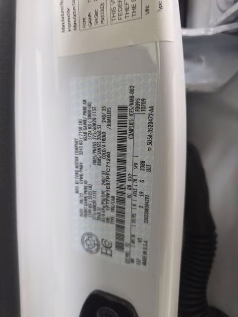 2023 Oxford White Ford F-150 XLT 4X4 Truck