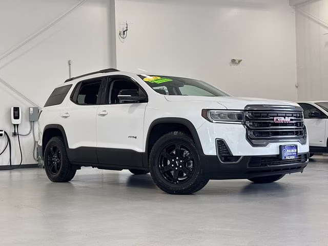 2023 Summit White GMC Acadia AT4 AWD SUV