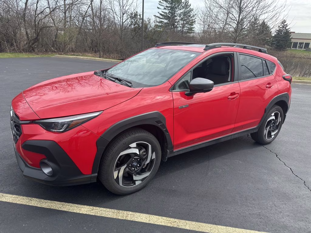 2026 Pure Red Subaru Crosstrek Hybrid Limited AWD SUV