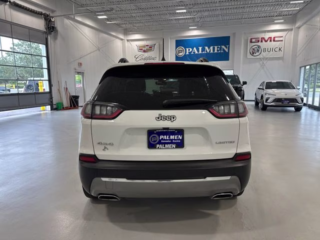 2022 Bright White Clearcoat Jeep Cherokee Limited 4X4 SUV