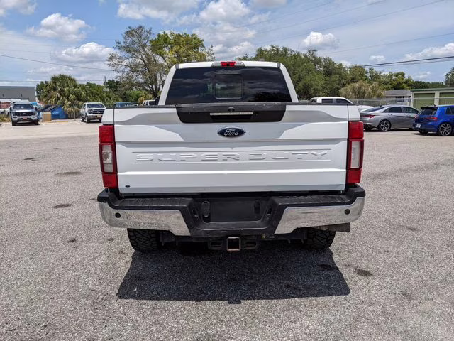 2020 White Metallic Ford Super Duty F-250 SRW Lariat 4X4 Truck