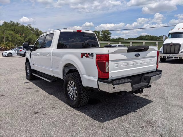 2020 White Metallic Ford Super Duty F-250 SRW Lariat 4X4 Truck
