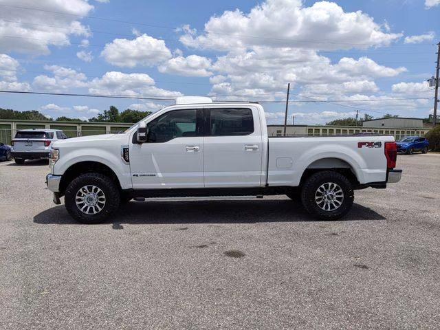 2020 White Metallic Ford Super Duty F-250 SRW Lariat 4X4 Truck