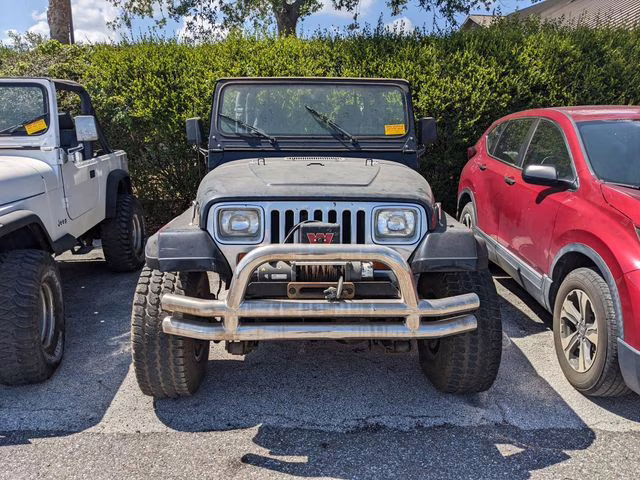 1992 Black Jeep Wrangler S 4X4 SUV