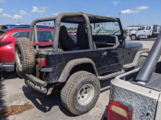 1992 Black Jeep Wrangler S 4X4 SUV