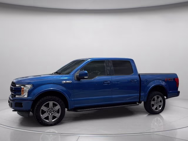 2018 Lightning Blue Ford F-150 Lariat 4X4 Truck