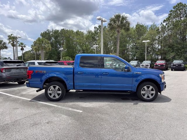 2018 Lightning Blue Ford F-150 LARIAT 4X4 Truck