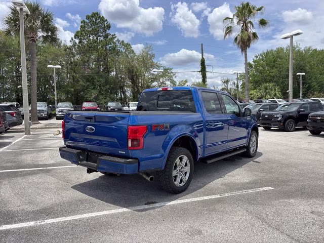 2018 Lightning Blue Ford F-150 LARIAT 4X4 Truck