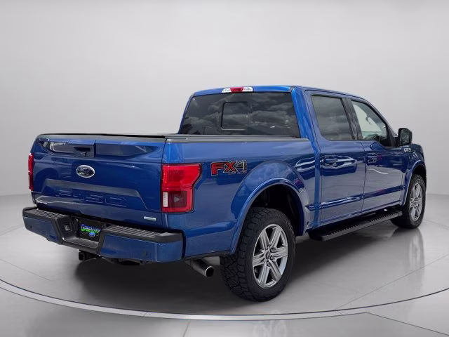 2018 Lightning Blue Ford F-150 Lariat 4X4 Truck