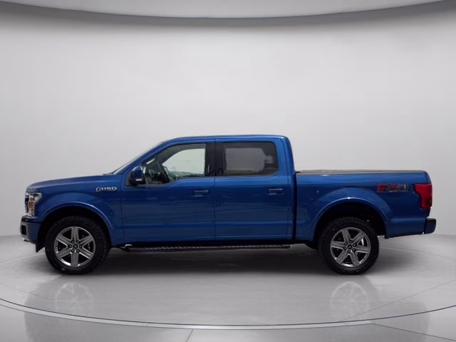 2018 Lightning Blue Ford F-150 Lariat 4X4 Truck