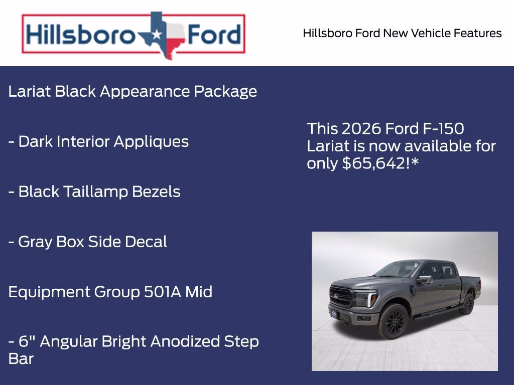 2026 Carbonized Gray Metallic Ford F-150 Lariat 4X4 Truck