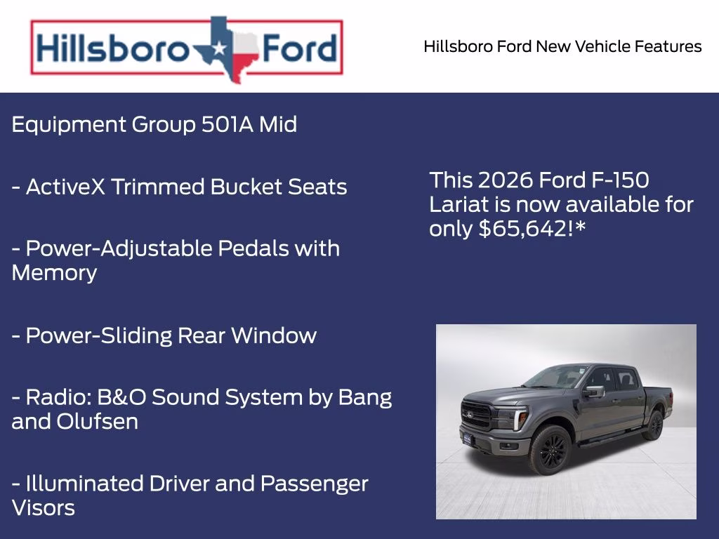 2026 Carbonized Gray Metallic Ford F-150 Lariat 4X4 Truck