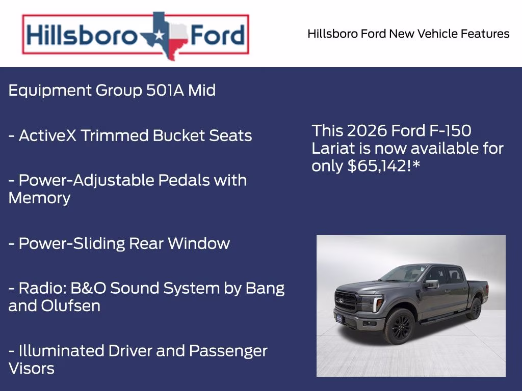 2026 Carbonized Gray Metallic Ford F-150 Lariat 4X4 Truck