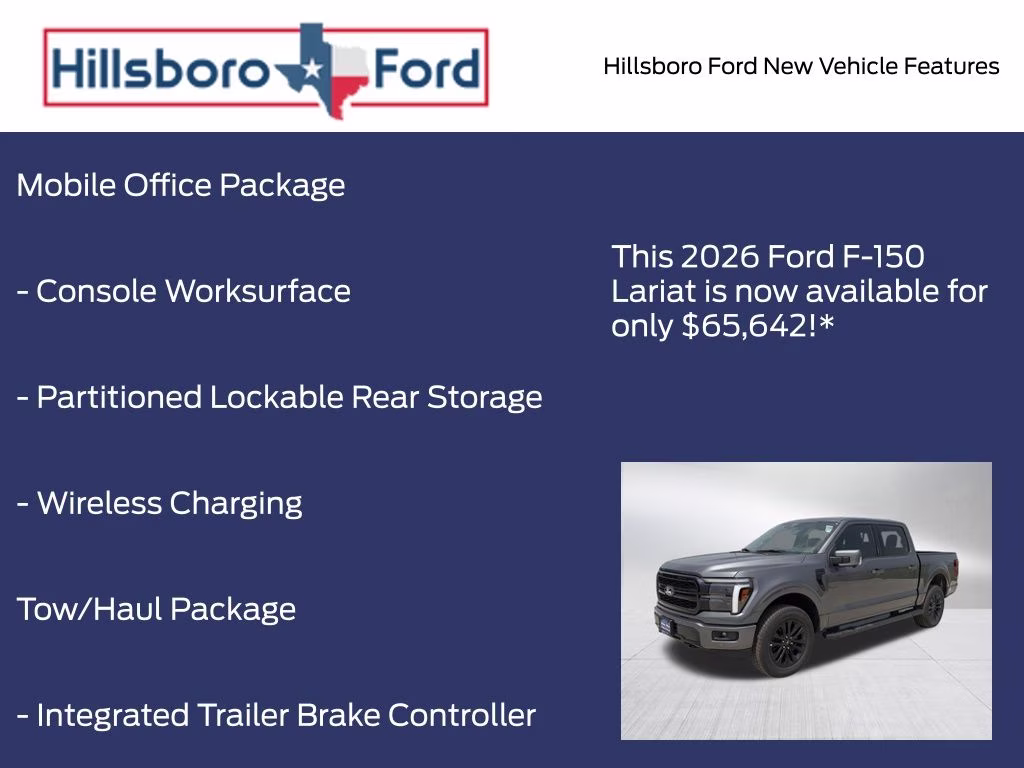 2026 Carbonized Gray Metallic Ford F-150 Lariat 4X4 Truck