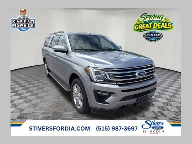 2021 Iconic Silver Metallic Ford Expedition Max XLT 4X4 SUV