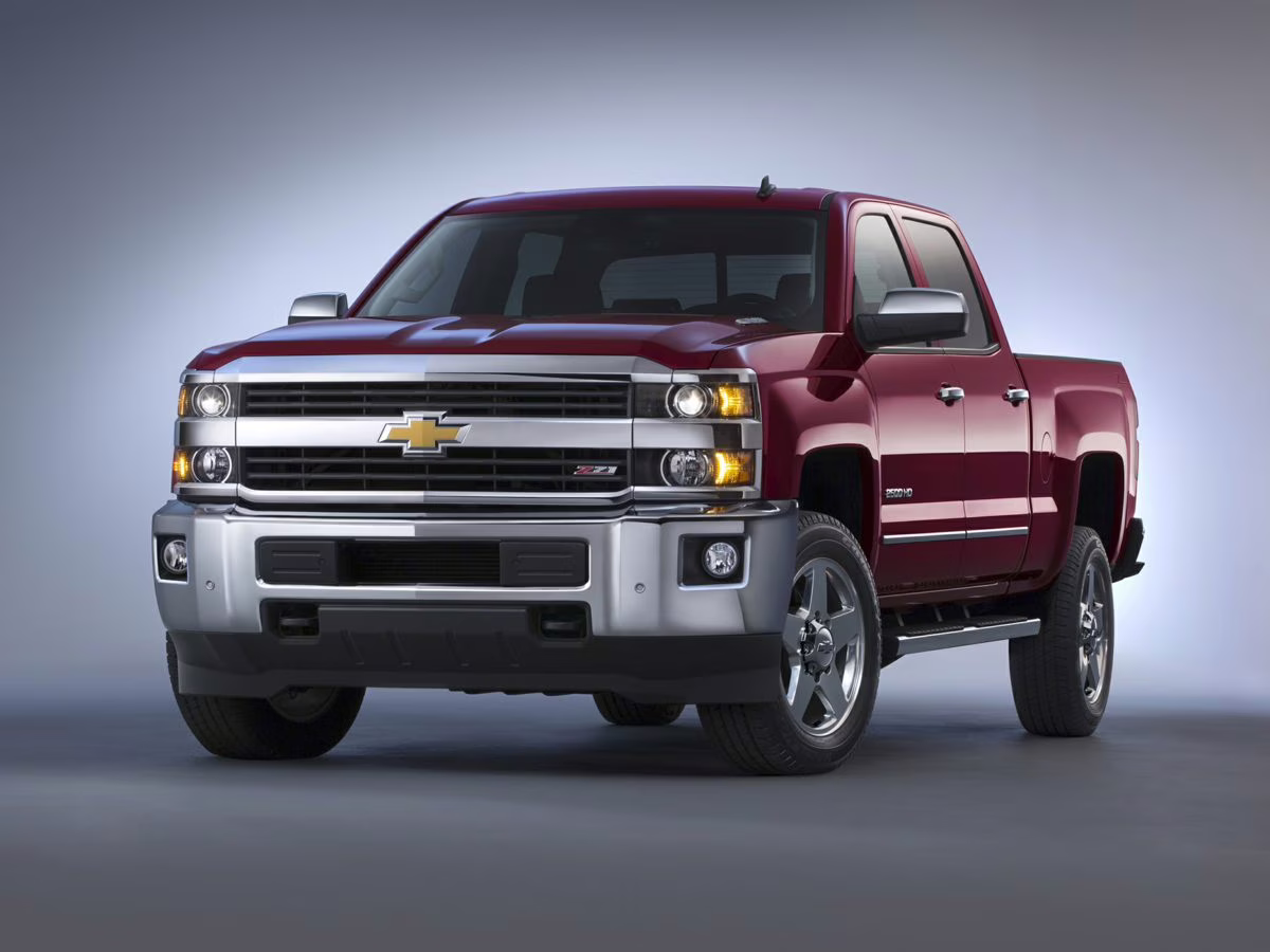 2015 Black Chevrolet Silverado 2500HD Work Truck 4X4 Truck