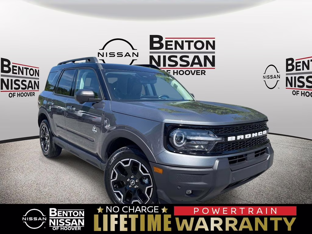 2025 Gray Metallic Ford Bronco Sport Outer Banks 4X4 SUV