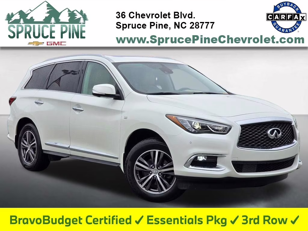 2019 Majestic White INFINITI QX60 LUXE AWD SUV