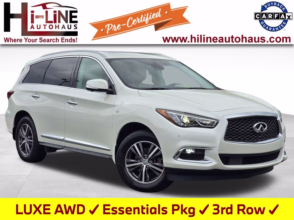 2019 Majestic White INFINITI QX60 LUXE AWD SUV