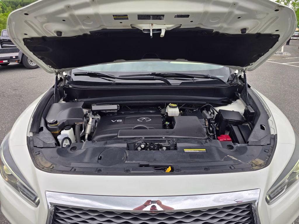 2019 Majestic White INFINITI QX60 LUXE AWD SUV