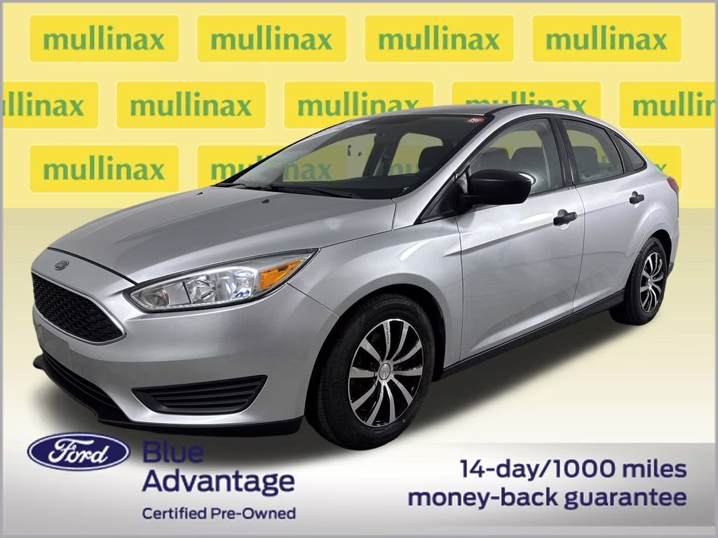 2018 Ingot Silver Ford Focus S FWD Sedan