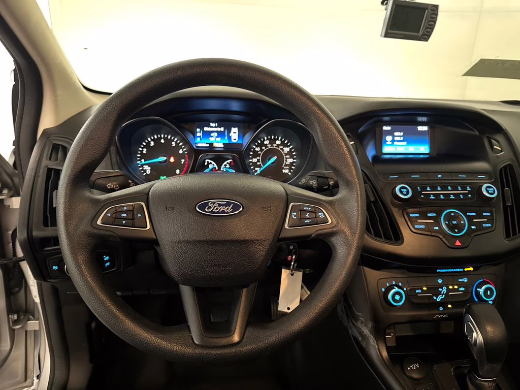 2018 Ingot Silver Ford Focus S FWD Sedan