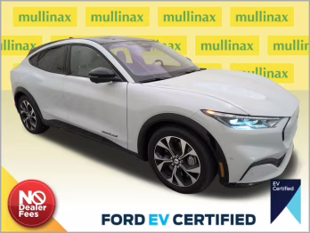 2022 White Metallic Ford Mustang Mach-E Premium AWD SUV