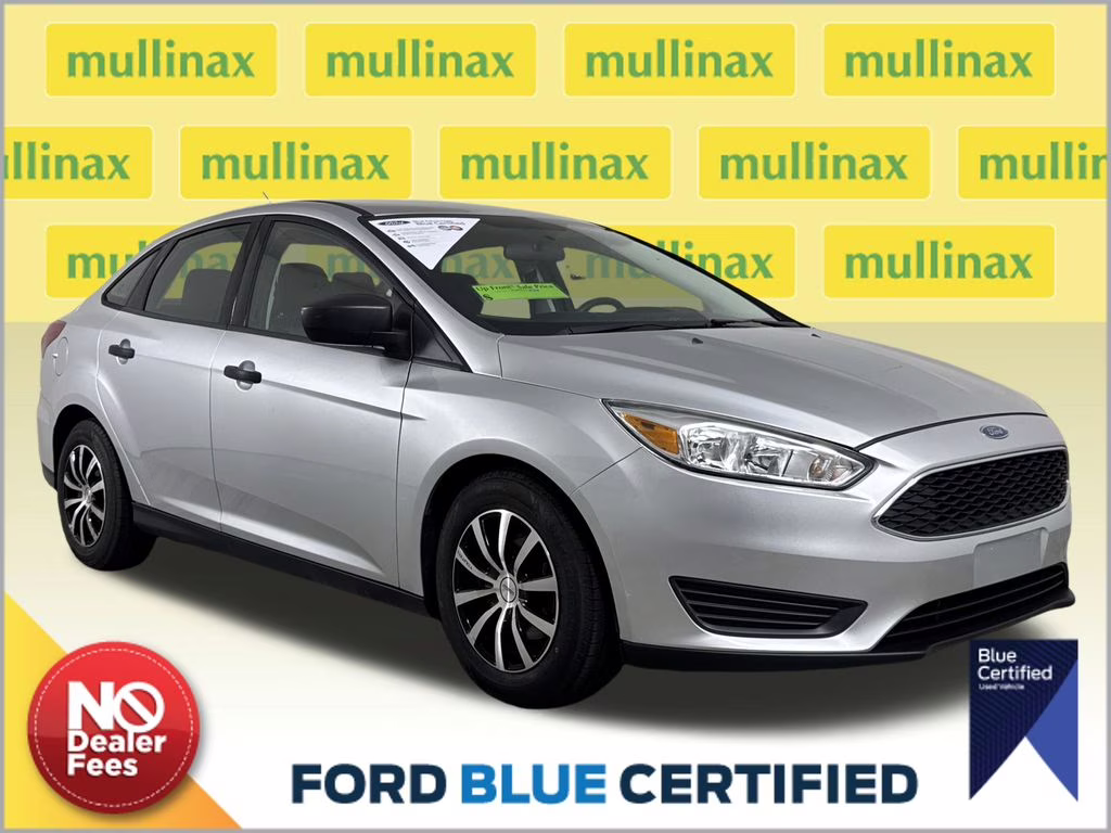 2018 Ingot Silver Ford Focus S FWD Sedan