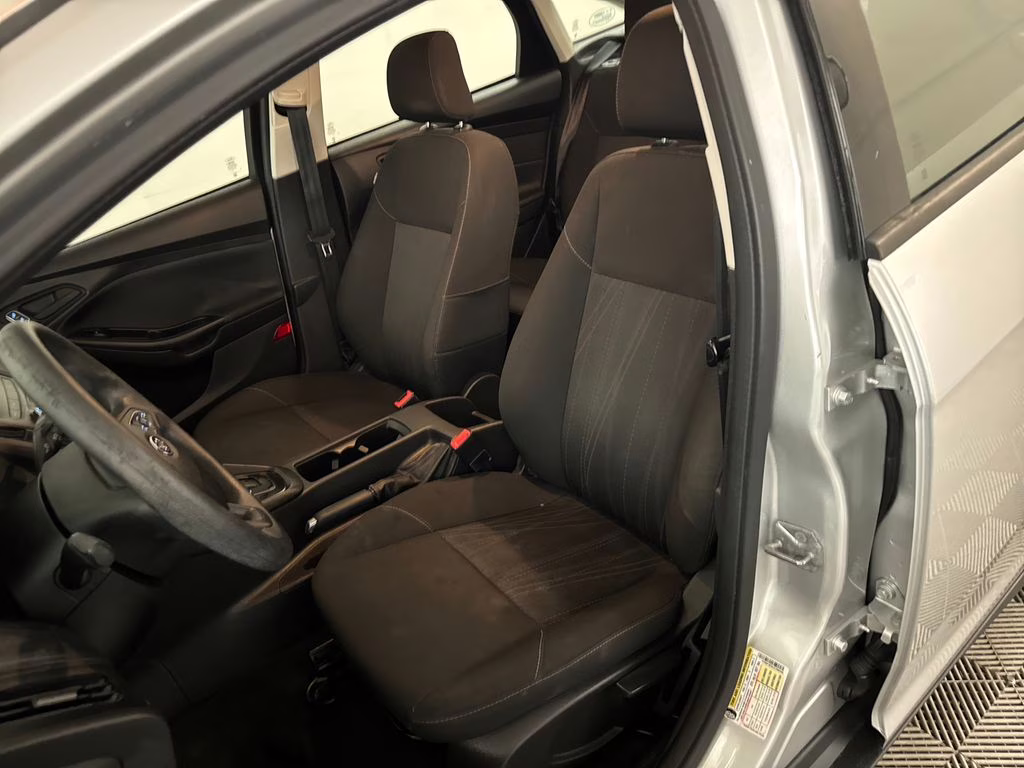 2018 Ingot Silver Ford Focus S FWD Sedan