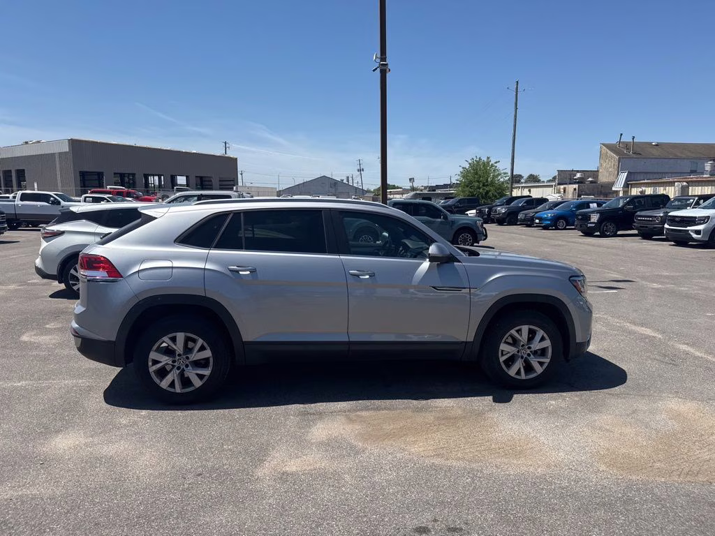 2020 Pyrite Silver Metallic Volkswagen Atlas Cross Sport 2.0T S FWD SUV